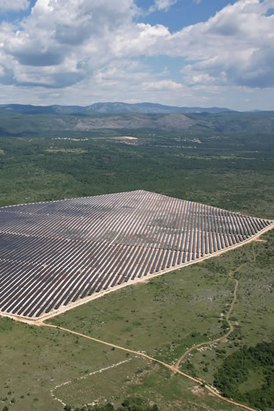 Stolac Solami Park photovoltaic plant  in Bosnia and Herzegovina